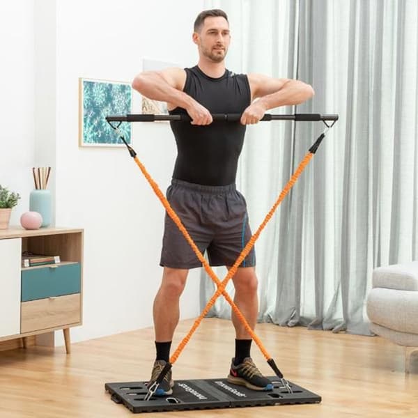 Komplett träningssystem - InnovaGoods - Gympak Max - Bärbar - Träningsguide - Fitness