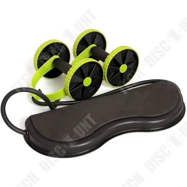 TD® Home Sports Abdominal Rollers för platt mage Armar fast rygg med rep och halkfri