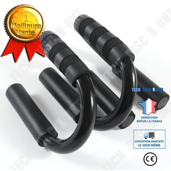 TD® S-format stålrör push-up rack träning bröst muskel arm muskel halkfri stabilitet inomhus sport