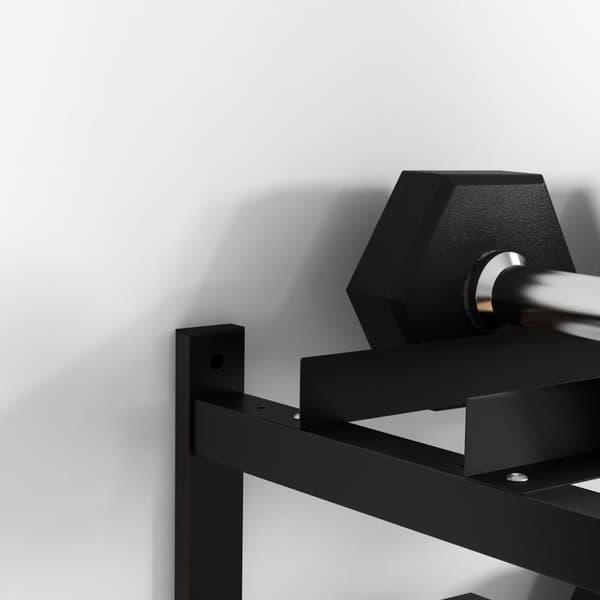 Dumbbell Rack, 98x40x35 cm, Sort
