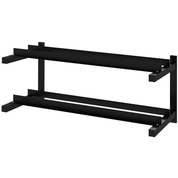 Dumbbell Rack, 98x40x35 cm, Sort