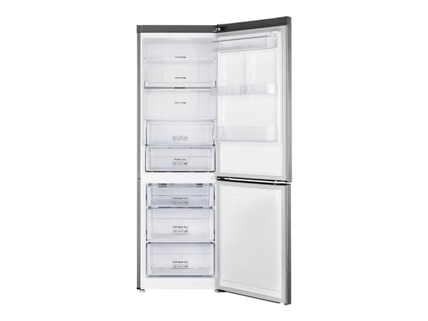 Samsung Serie 3000 RB33J3205SA - Kjøleskap/fryser - bunnfryser - bredde: 59.5 cm - dybde: 66.8 cm - høyde: 185 cm - 339 liter - Klasse E - metallgraf