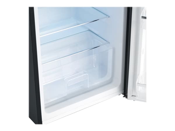 SEVERIN Retro RKS 8832 - Kylskåp med frysfack - bordsmodell - bredd: 55 cm - djup: 61.5 cm - höjd: 89.5 cm - 108 liter - Klass D - svart