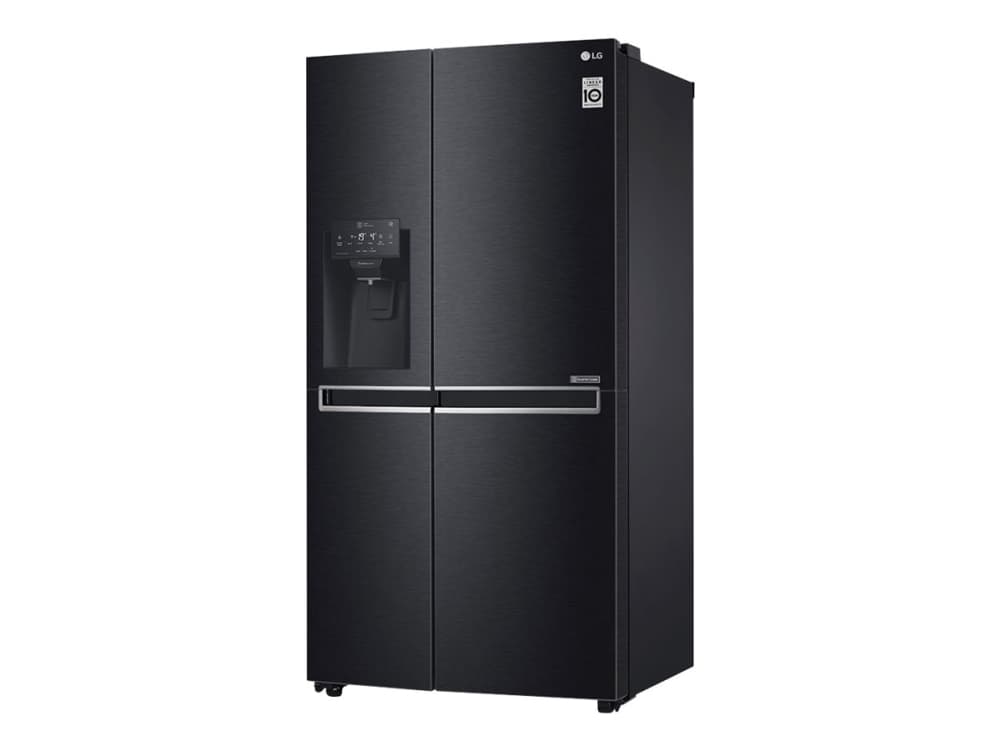 LG GSL761MCZZ, Freestanding, Black, American door, 601 L, T, 39 dB