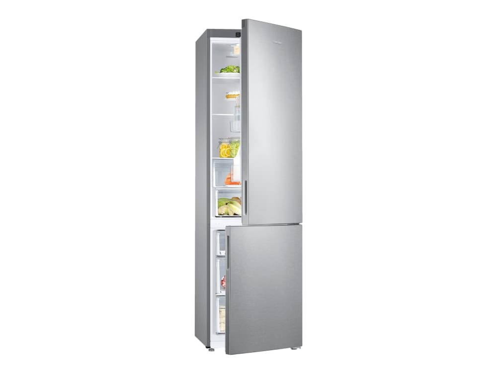 Samsung RB37J500MSA - Kylskåp/frys - bottenfrysskåp - fristående - bredd: 59.5 cm - djup: 67.5 cm - höjd: 201 cm - 353 liter - Klass A+++ - metallgra