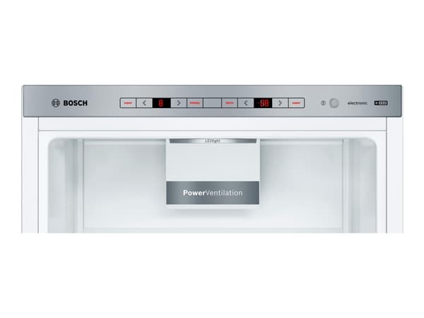 Bosch Serie | 6 KGE36AWCA - Kylskåp/frys - bottenfrysskåp - bredd: 60 cm - djup: 65 cm - höjd: 186 cm - 308 liter - Klass C - vit