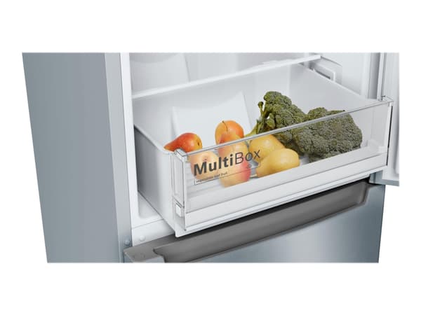 Bosch Serie 2 KGN33NLEB, 282 L, SN-T, 11 kg/24h, E, Tuoreosasto, Ruostumaton teräs