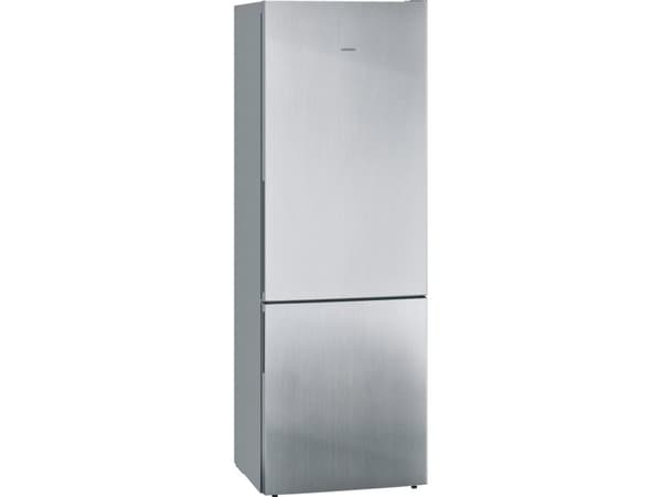 Siemens KG49EAICA - Kyl- och frysskåp - bottenfrys - fristående - bredd: 70 cm - djup: 65 cm - höjd: 201 cm - 413 liter - Klass C - rostfritt stål