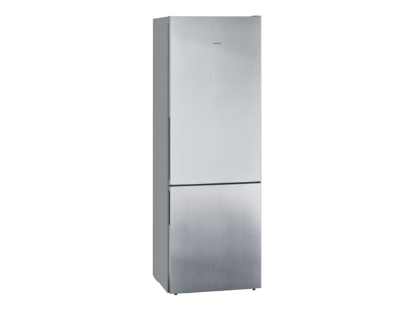 Siemens KG49EAICA - Køleskab/fryser - bund-fryser - fritstående - bredde: 70 cm - dybde: 65 cm - højde: 201 cm - 413 liter - Klasse C - rustfrit stål Rustfritt stål