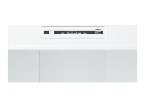 Bosch Serie | 2 KGN36NWEA - Kylskåp/frys - bottenfrysskåp - bredd: 60 cm - djup: 66 cm - höjd: 186 cm - 305 liter - Klass E - vit