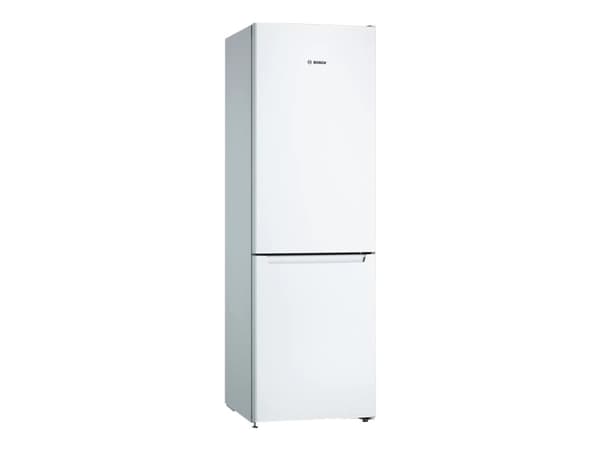 Bosch Serie | 2 KGN36NWEA - Kylskåp/frys - bottenfrysskåp - bredd: 60 cm - djup: 66 cm - höjd: 186 cm - 305 liter - Klass E - vit Vit
