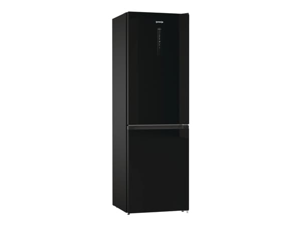 Gorenje NRK6192ABK4 - Kjøleskap/fryser - bunnfryser - bredde: 60 cm - dybde: 59.2 cm - høyde: 185 cm - 300 liter - Klasse E - svart