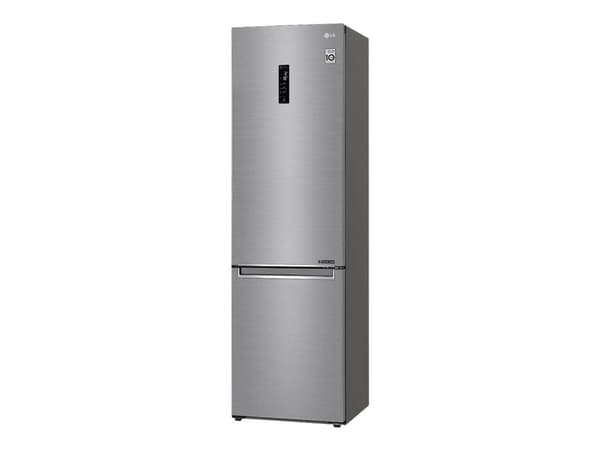 LG V+ GBB72PZDMN - Kjøleskap/fryser - bunnfryser - Wi-Fi - bredde: 59.5 cm - dybde: 68.2 cm - høyde: 203 cm - 384 liter - Klasse E - platinasølv