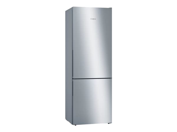 Bosch Serie | 6 KGE49AICA - Kylskåp/frys - bottenfrysskåp - bredd: 70 cm - djup: 65 cm - höjd: 201 cm - 419 liter - Klass C - rostfritt stål