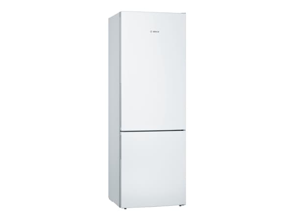 Bosch Serie | 6 KGE49AWCA - Kjøleskap/fryser - bunnfryser - bredde: 70 cm - dybde: 65 cm - høyde: 201 cm - 419 liter - Klasse C - hvit