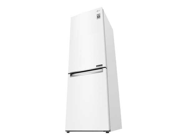 LG GBP31SWLZN - Kjøleskap/fryser - bunnfryser - bredde: 59.5 cm - dybde: 68.2 cm - høyde: 186 cm - 341 liter - Klasse E - hvit Hvit