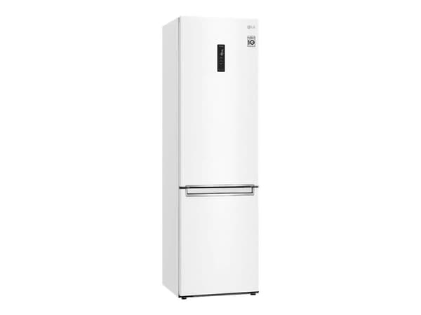 LG Serie 7 GBB72SWDMN - Kylskåp/frys - bottenfrysskåp - Wi-Fi - bredd: 59.5 cm - djup: 68.2 cm - höjd: 203 cm - 384 liter - Klass E - vit