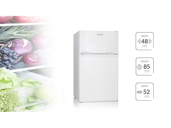 MPM -87-CZ-13, 85 L, 40 dB, 2,4 kg/24 timer, F, hvit