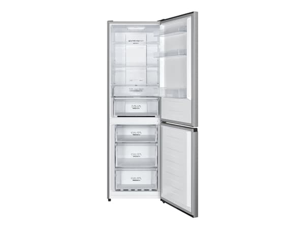 Gorenje N619EAXL4 - Kylskåp/frys - bottenfrysskåp - bredd: 59.5 cm - djup: 59 cm - höjd: 186 cm - 304 liter - Klass E - rostfritt stål Rostfritt stål