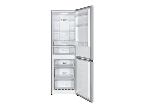 Gorenje NRK6192AS4 - Jääkaappipakastin - pakastin - leveys: 59,5 cm - syvyys: 59 cm - korkeus: 186 cm - 304 litraa - E-luokka - harmaa
