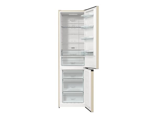 Gorenje NRK6202AC4 - Kylskåp/frys - bottenfrysskåp - bredd: 60 cm - djup: 59.2 cm - höjd: 200 cm - 331 liter - Klass E