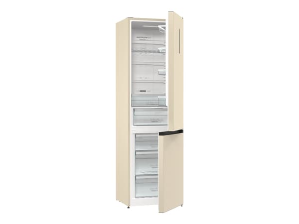 Gorenje NRK6202AC4 - Kylskåp/frys - bottenfrysskåp - bredd: 60 cm - djup: 59.2 cm - höjd: 200 cm - 331 liter - Klass E