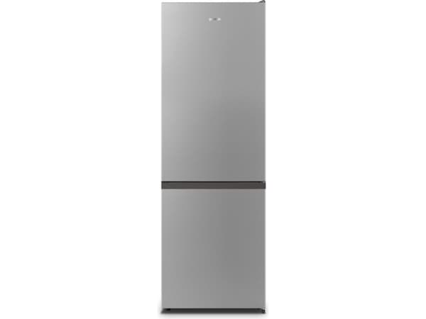 Gorenje NRK6182PS4 - Kjøleskap/fryser - bunnfryser - bredde: 59.5 cm - dybde: 59 cm - høyde: 178.5 cm - 292 liter - Klasse E - grå
