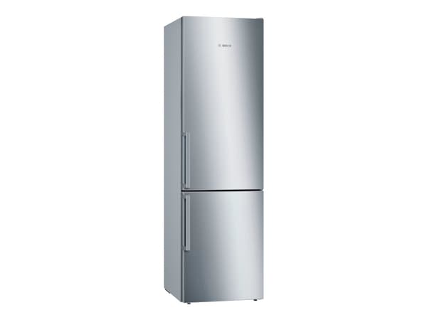 Bosch Serie | 6 KGE398IBP - Kjøleskap/fryser - bunnfryser - bredde: 60 cm - dybde: 65 cm - høyde: 201 cm - 343 liter - Klasse B - rustfritt stål
