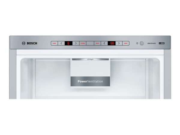 Bosch Serie | 6 KGE39ALCA - Kjøleskap/fryser - bunnfryser - bredde: 60 cm - dybde: 65 cm - høyde: 201 cm - 343 liter - Klasse C - inox