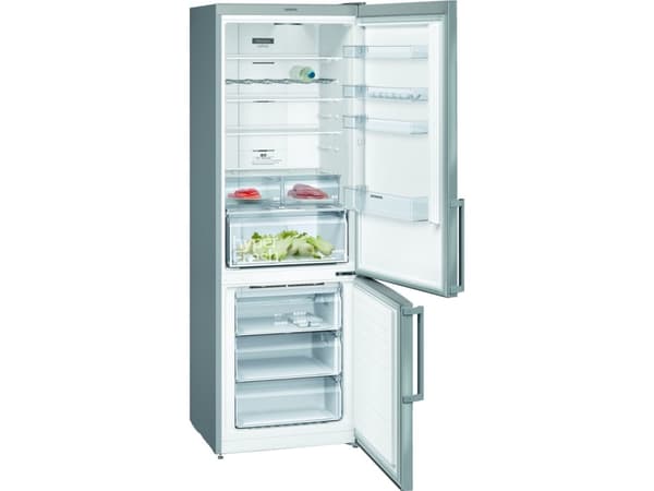 Siemens iQ300 KG49NXIEP kombinerad kyl/frys Fristående 438 l E Rostfritt stål