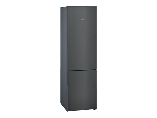 Siemens iQ500 KG39E8XBA kjøle-/fryseskap Frittstående 343 l B Sort, Rustfritt stål Sort, Rustfritt stål