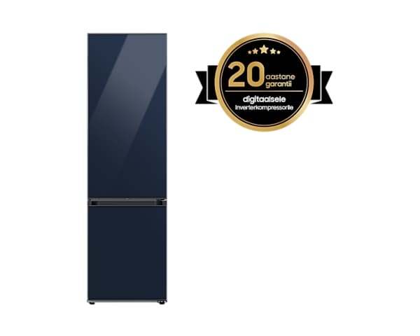 Samsung RB38A7B6D41/EF, 390 L, SN-T, 8 kg/24h, D, Tuoreosasto, Musta