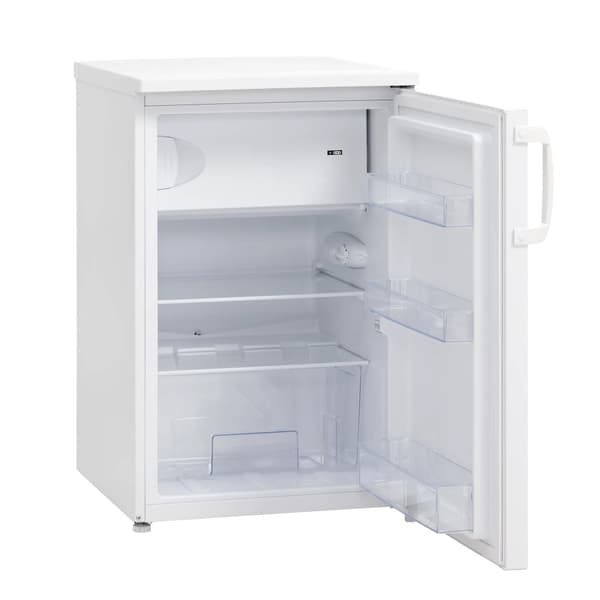 Scandomestic SKB 161 W - Jääkaappi pakastinosastolla - leveys: 54,9 cm - syvyys: 55,7 cm - korkeus: 84,5 cm - 107 litraa - valkoinen