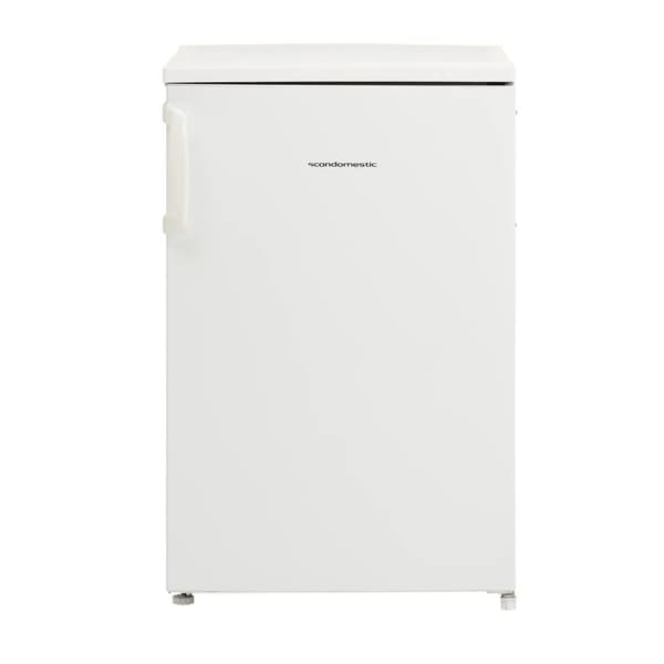 Scandomestic SKB 161 W - Jääkaappi pakastinosastolla - leveys: 54,9 cm - syvyys: 55,7 cm - korkeus: 84,5 cm - 107 litraa - valkoinen Valkoinen