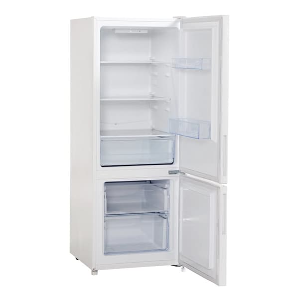 Scandomestic SKF 231 W - jääkaappi-pakastin - leveys: 54 cm - syvyys: 55 cm - korkeus: 144 cm - 205 litraa - valkoinen