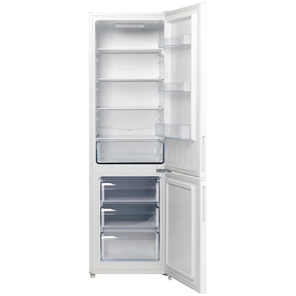 Scandomestic SKF 307 W - jääkaappi-pakastin - leveys: 54 cm - syvyys: 55 cm - korkeus: 176 cm - 262 litraa - valkoinen