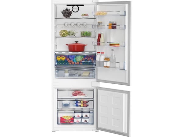 Beko BCNE400E40SN, 370 l, SN-T, 5,2 kg/24t, E, Fresh zone compartment, Hvit