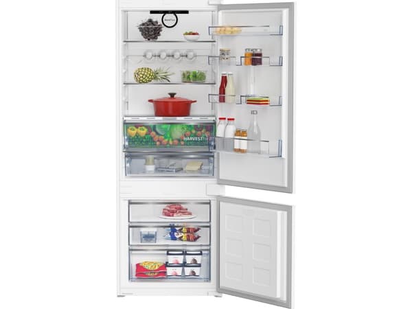 Beko BCNE400E40SN, 370 l, SN-T, 5,2 kg/24t, E, Fresh zone compartment, Hvit Hvit