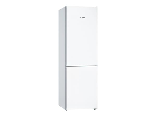 Bosch Serie | 4 KGN36VWED - Kjøleskap/fryser - bunnfryser - bredde: 60 cm - dybde: 66 cm - høyde: 186 cm - 326 liter - Klasse E - hvit Hvit