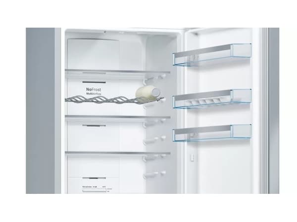 Bosch Serie | 4 KGN397IEQ - Kjøleskap/fryser - bunnfryser - bredde: 60 cm - dybde: 66 cm - høyde: 203 cm - 368 liter - Klasse E - rustfritt stål