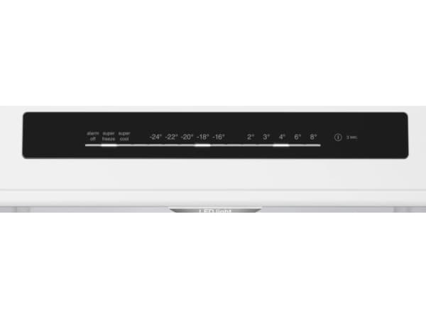 Bosch Serie 4 KGN39VXBT kjøle-/fryseskap Frittstående 363 l B Sort