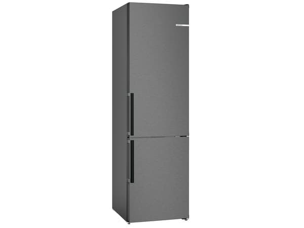 Bosch Serie | 4 KGN39VXCT - Kylskåp/frys - bottenfrysskåp - bredd: 60 cm - djup: 66.5 cm - höjd: 203 cm - 363 liter - Klass C - svart rostfritt stål
