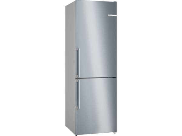 Bosch Serie | 4 KGN36VICT - Kjøleskap/fryser - bunnfryser - bredde: 60 cm - dybde: 66.5 cm - høyde: 186 cm - 321 liter - Klasse C - rustfritt stål