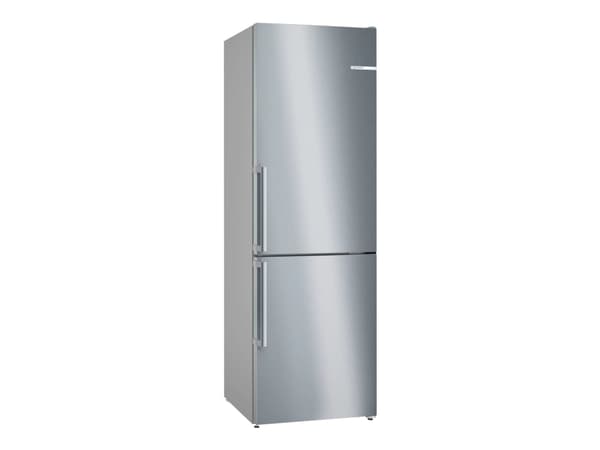 Bosch Serie | 4 KGN36VICT - Kjøleskap/fryser - bunnfryser - bredde: 60 cm - dybde: 66.5 cm - høyde: 186 cm - 321 liter - Klasse C - rustfritt stål Rustfritt stål