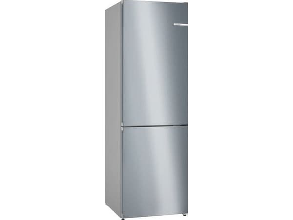 Bosch Serie 4 KGN362IDF, 321 L, No Frost (jääkaappi), 35 dB, 9,5 kg/24h, D, Ruostumaton teräs