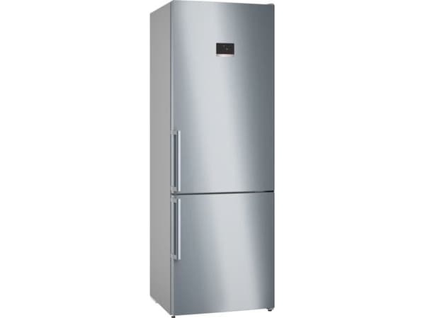 Bosch Serie | 4 KGN497ICT - Kjøleskap/fryser - bunnfryser - bredde: 70 cm - dybde: 66.7 cm - høyde: 203 cm - 440 liter - Klasse C - anti-fingeravtryk