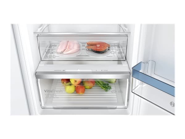 Bosch Serie | 4 KIN86VSE0 - Kjøleskap/fryser - bunnfryser - innebygd - fordypning - bredde: 56 cm - dybde: 55 cm - høyde: 177.5 cm - 260 liter - Klas