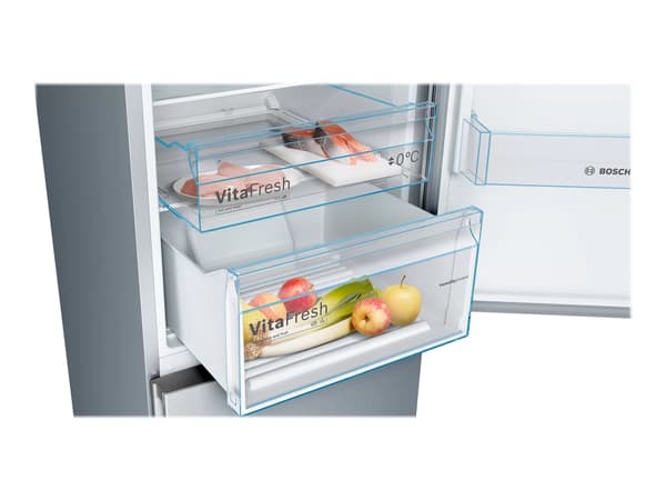 Bosch Serie 4 KGN39VLEB, 368 L, SN-T, 14 kg/24h, E, Tuoreosasto, Ruostumaton teräs