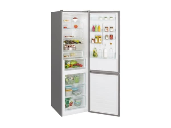 Candy Fresco CCE7T620EX, 377 L, ST, 7 kg/24t, E, Frisk zone, aflukke, Sølv