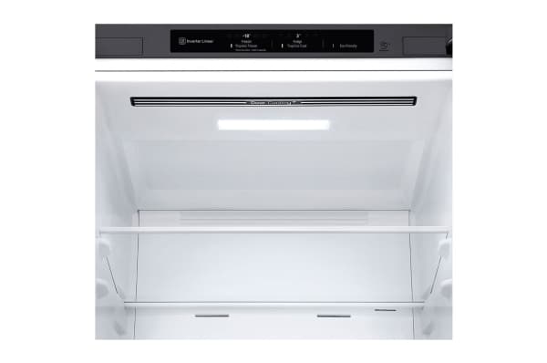 LG GBP62PZNBC - Kjøleskap/fryser - bunnfryser - bredde: 59.5 cm - dybde: 67.5 cm - høyde: 203 cm - 384 liter - Klasse B - stål